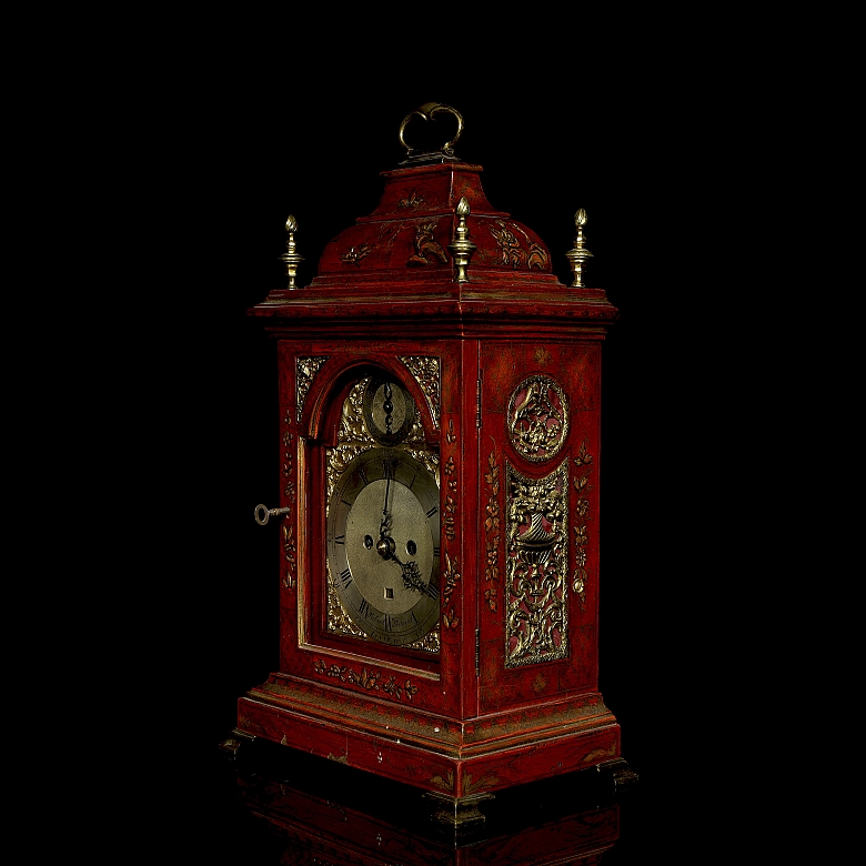 English Bracket Clock by Robert Fleetwood, London 1763-1790