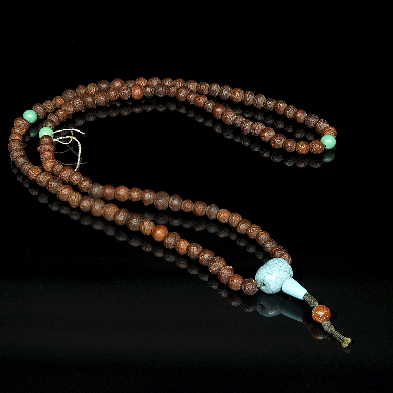 Mala with 113 beads, Tibet, 20th century