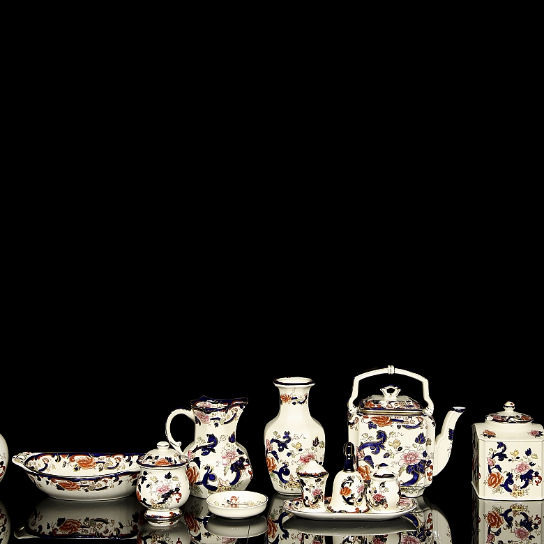 “Mandalay” English Ceramic Set, Mason’s Ironstone, 20th century - 5