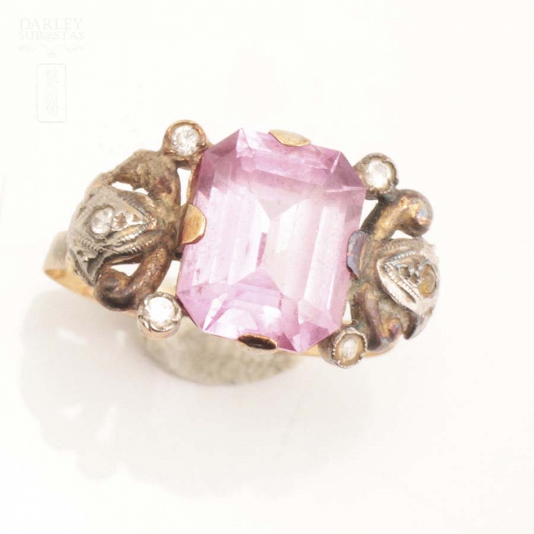 Anillo antiguo oro - 7