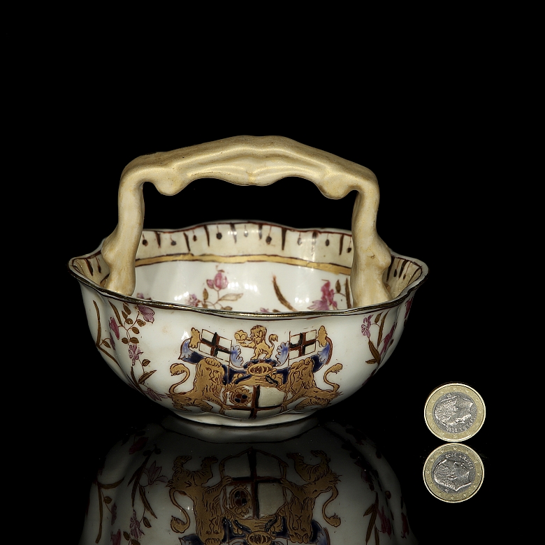 Cesto de porcelana