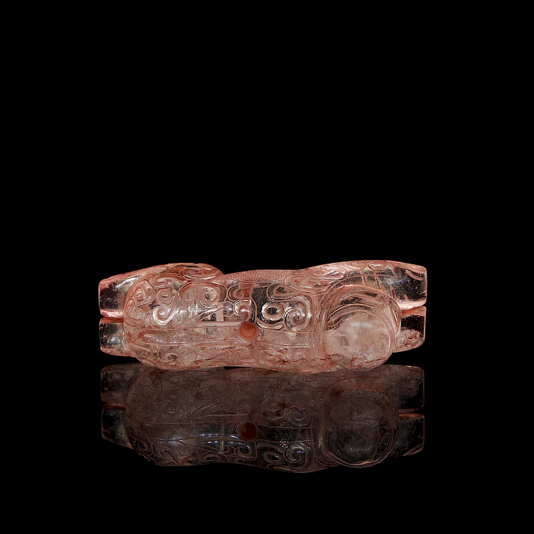 Colgante de cuarzo blanco