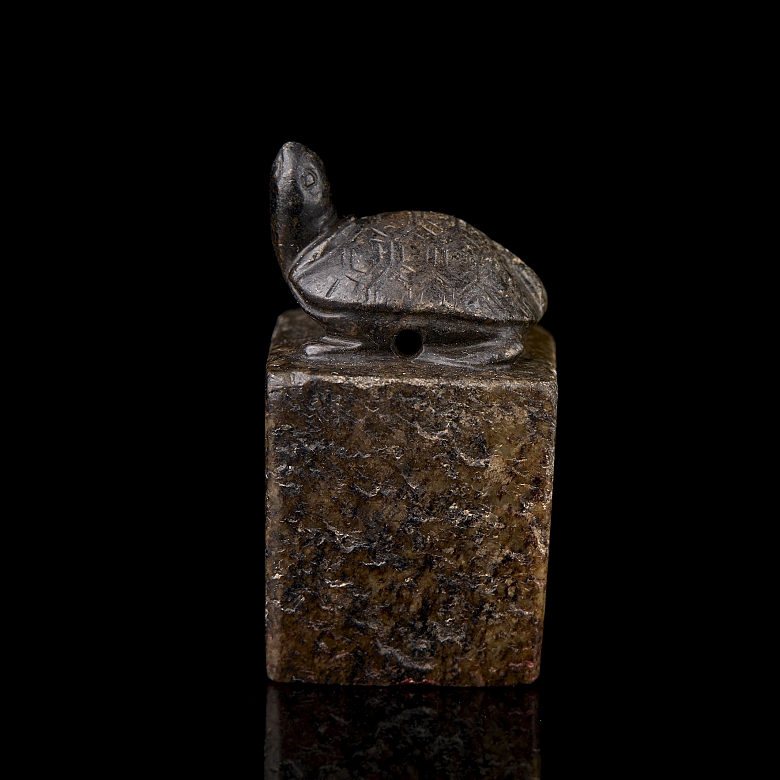 Carved jade seal ‘Turtle’, Qing dynasty