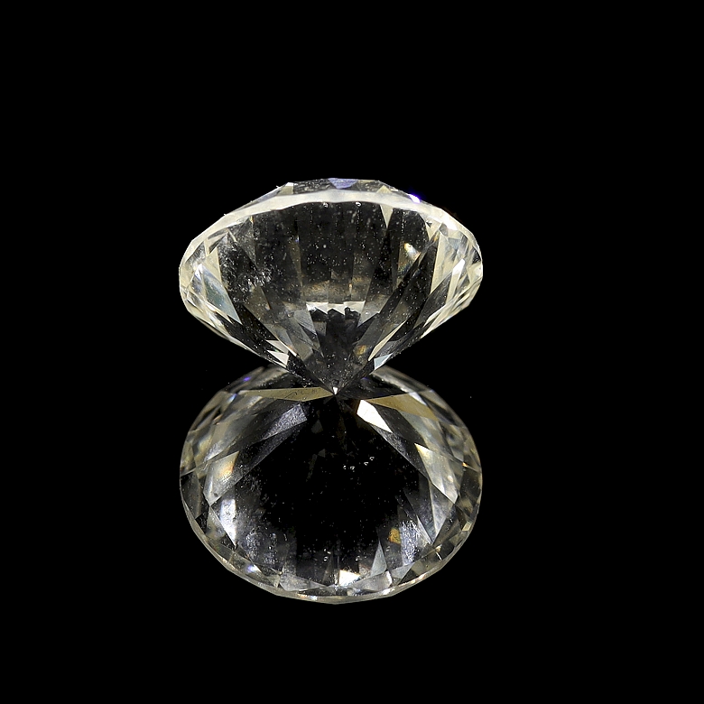 Diamante natural en talla brillante, 3.00 ct, certificado HRD
