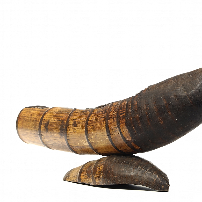 Carved bamboo figure “Dragon”, 20th century - 2