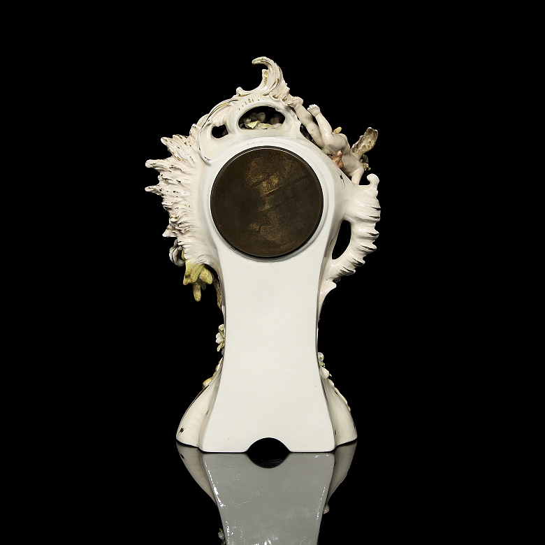 Schierholz ‘Porcelain clock with cherubs’ 19th-20th century - 9