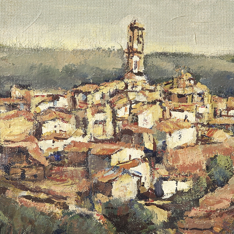 Juan José Abella Rubio (1944) “Views of the village”