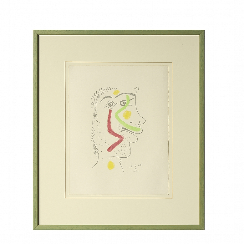 巴勃羅·畢卡索 Pablo Picasso （1881-1973）《Le Goût du bonheur IV》1964 - 6
