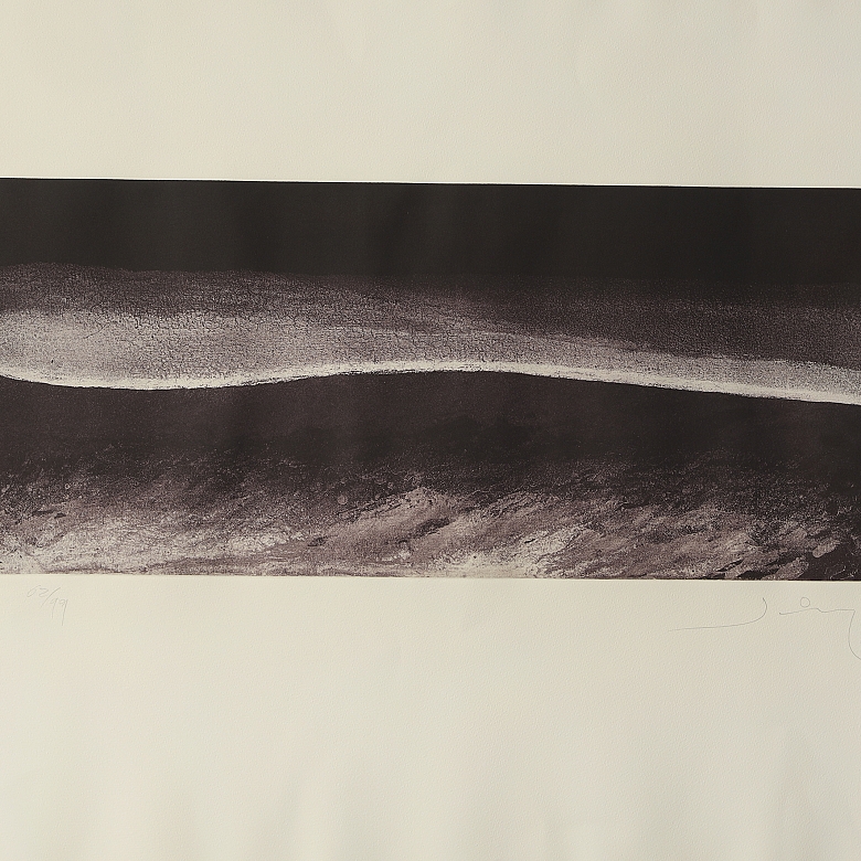 Jaime Montserrat Amigo (1948) “Alongthewenline VI”, 2004 - 1