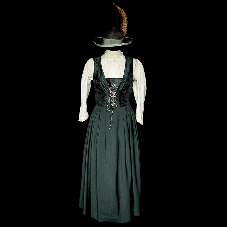 Traje tradicional austriaco “Dirndl”
