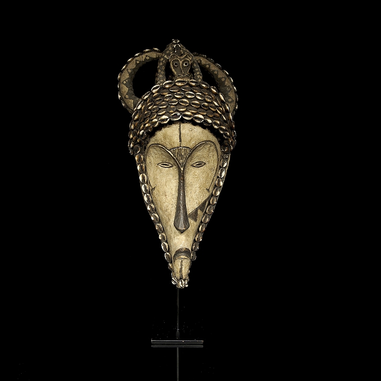 Máscara de casco ceremonial, Kuba, R.D. del Congo, s.XX