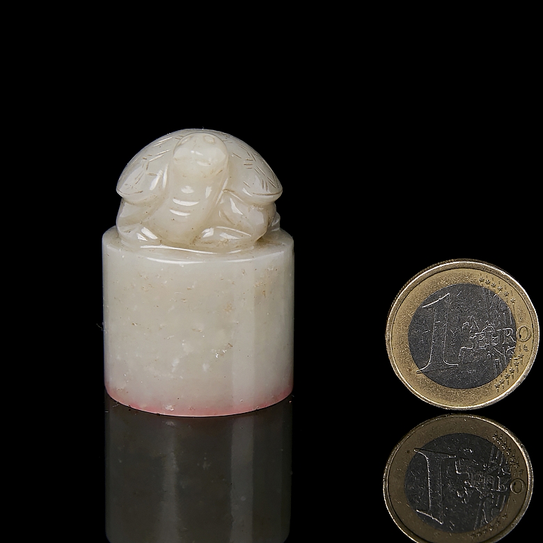 Hetian jade seal ‘Turtle’, Qing dynasty