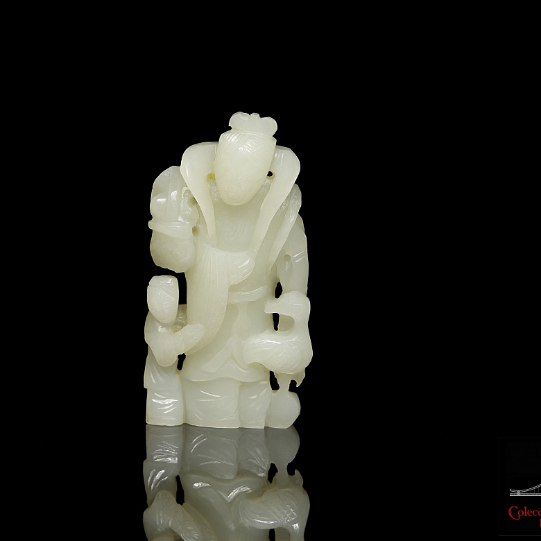 Figura de jade tallado 