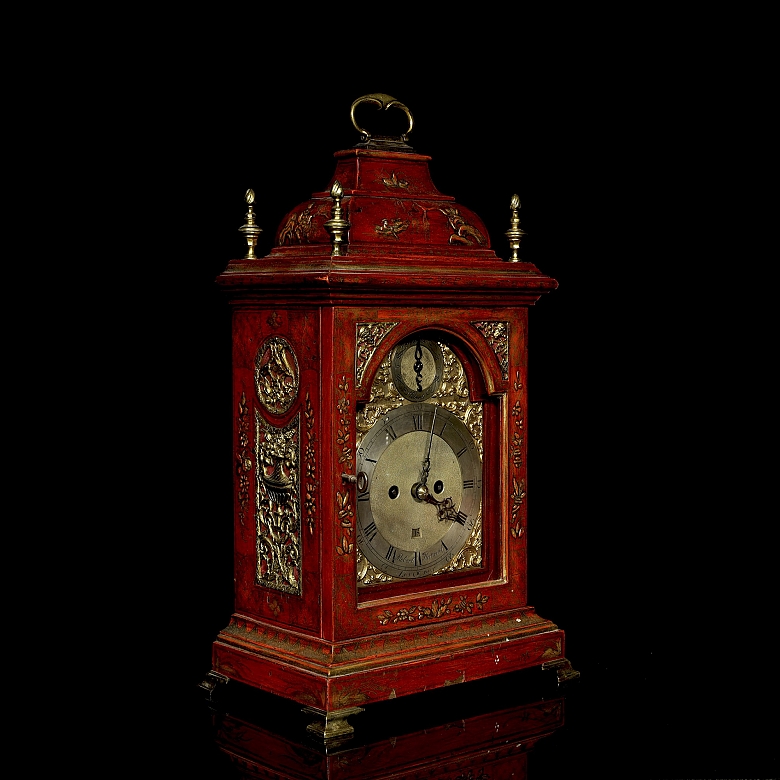 English Bracket Clock by Robert Fleetwood, London 1763-1790