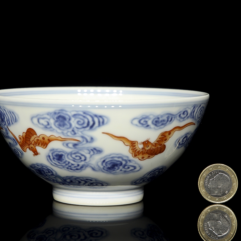 Cuenco de porcelana esmaltada