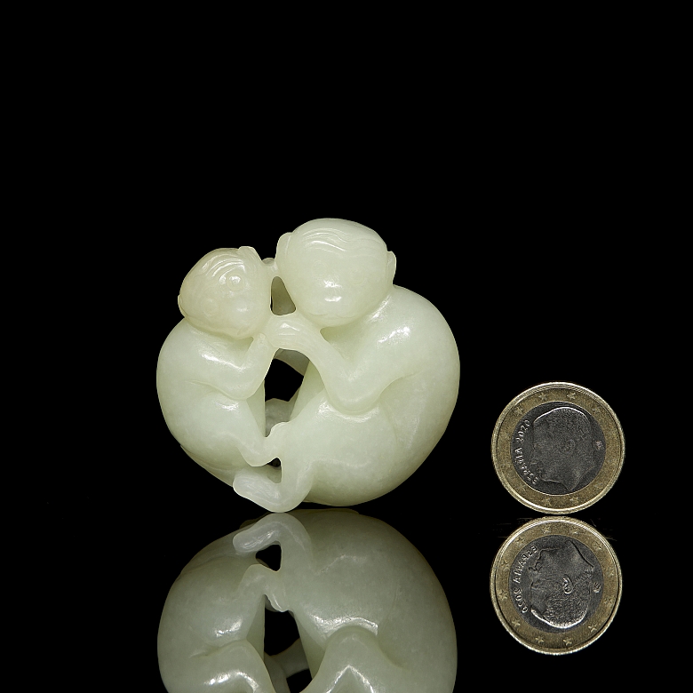 Figura de jade tallado