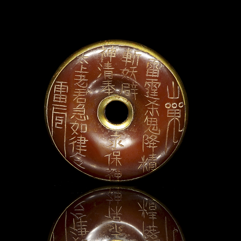 Colgante de ágata roja 