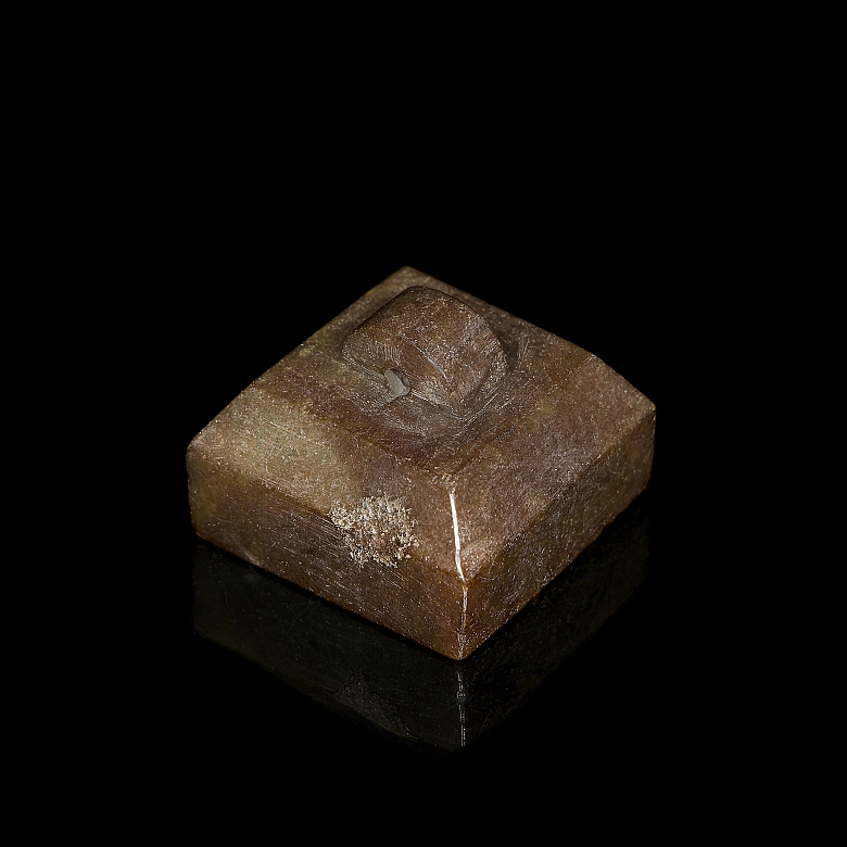 Sello cuadrangular de jade, dinastía Han