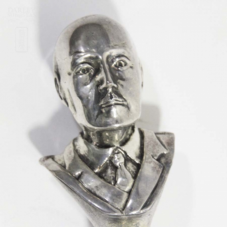 Bastón con imagen de Franco - 4