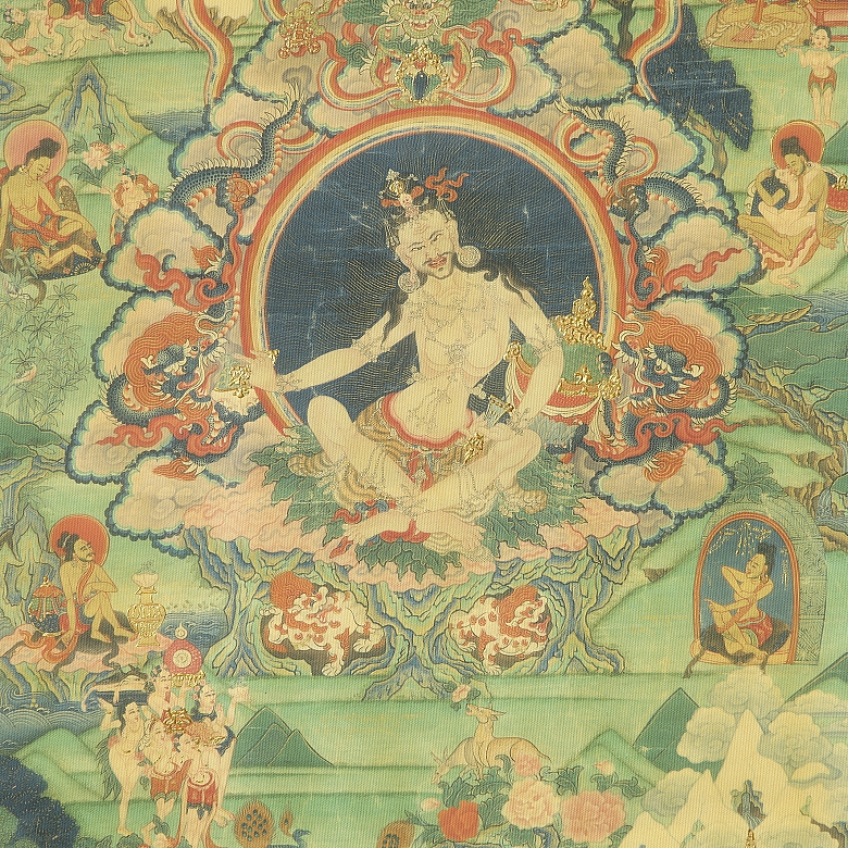 Tangka ‘Mahasiddha Nāropa’, 20th century