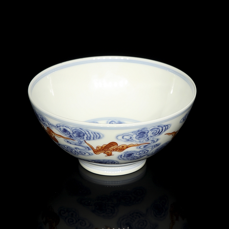 Cuenco de porcelana esmaltada