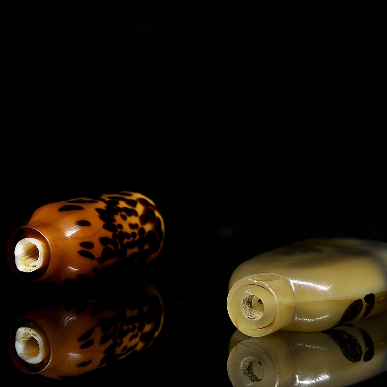 Two glass snuff bottles, Qing dynasty - 3