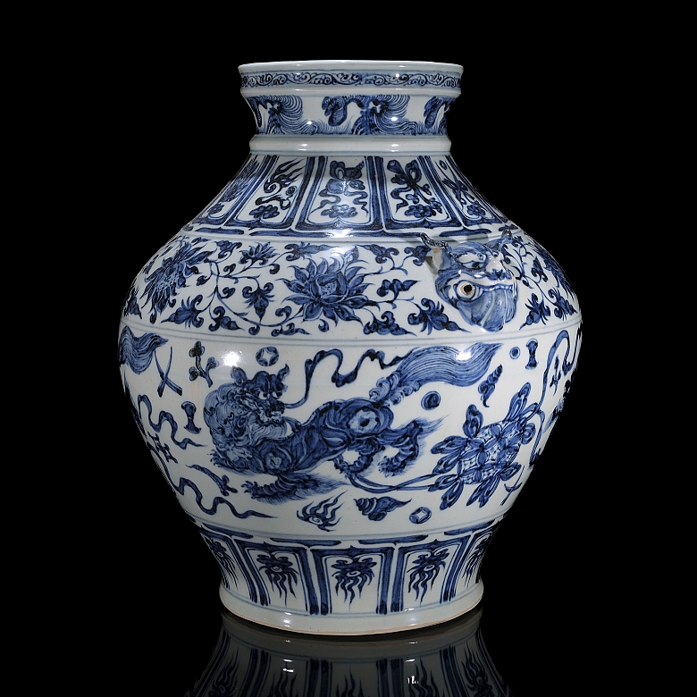 Jarrón de porcelana 