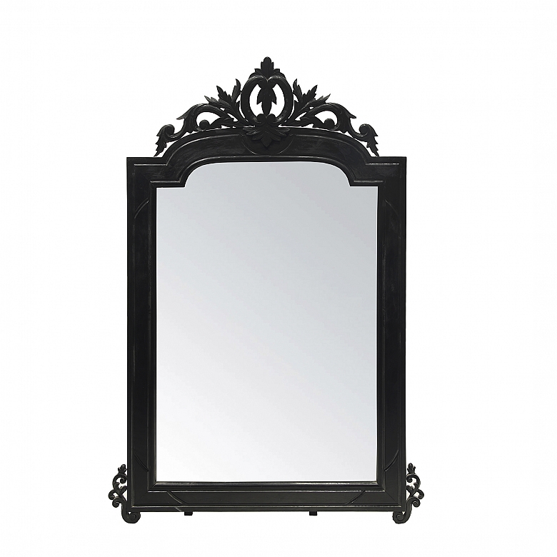 Conjunto de consola y espejo de estilo isabelino, s.XX - 6