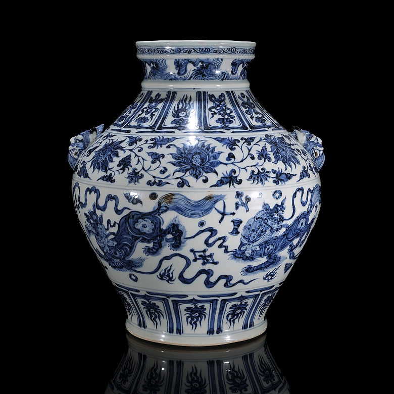 Jarrón de porcelana 