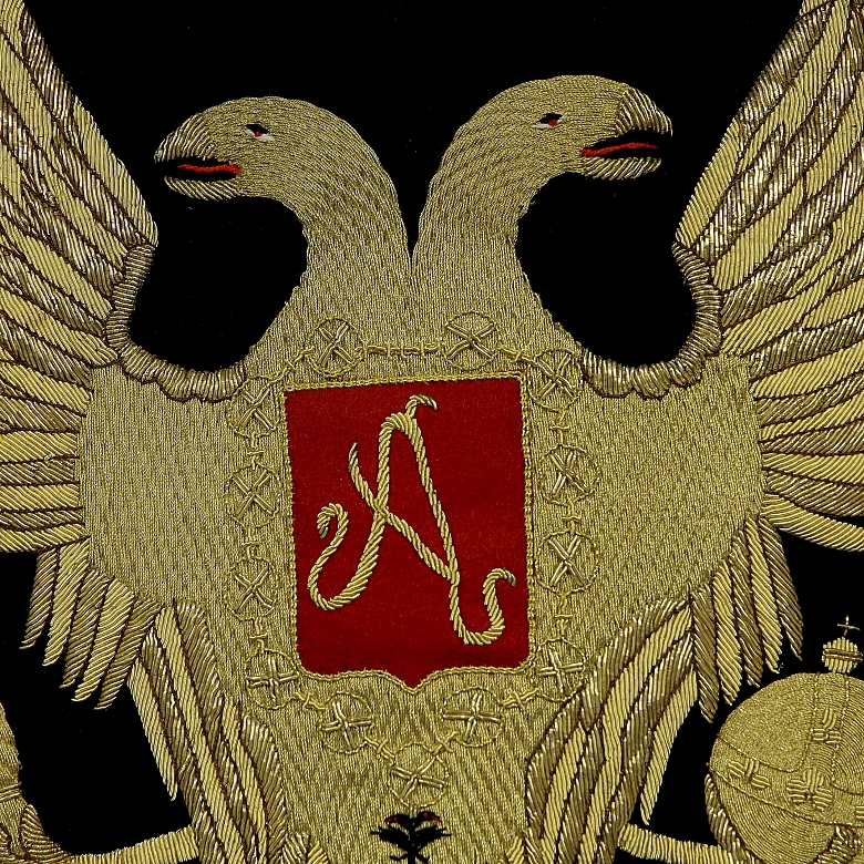 Capa Ceremonial con Águila Bicéfala, s.XX