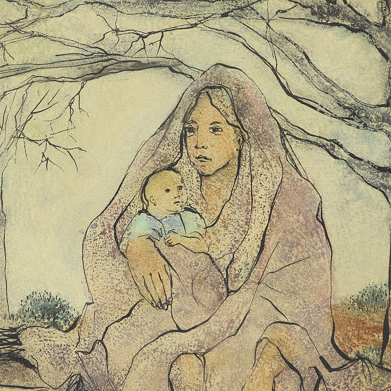 María Vich Nadal (1931) “Motherhood,” 1973