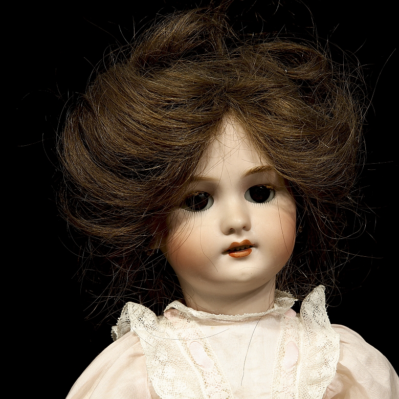 Muñeca de porcelana, Europa, ca. 1895-1915