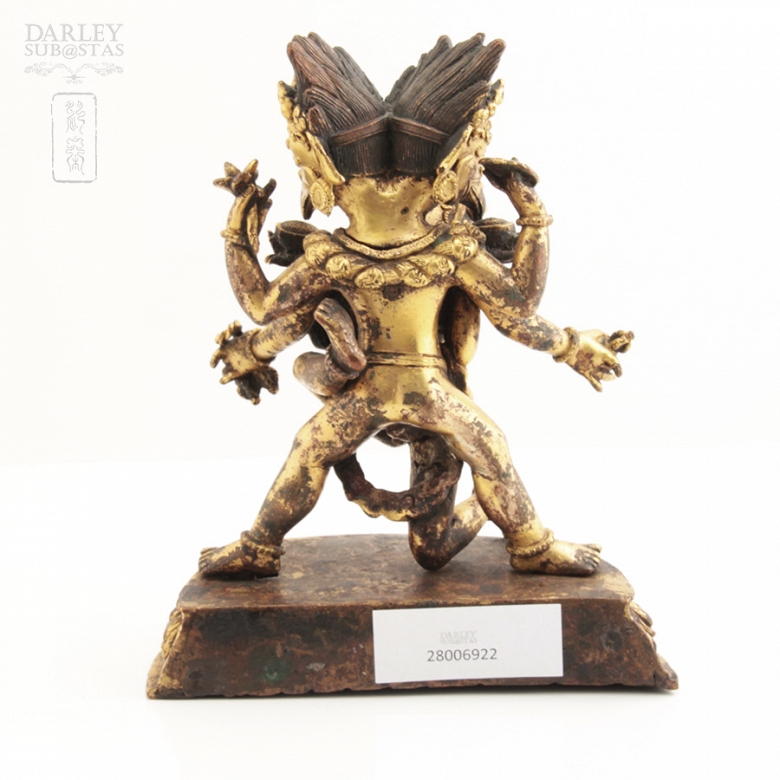 鎏金铜马头明王像 - 3