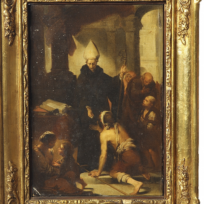 19th-century Spanish school ‘Saint Thomas of Villanueva giving alms’ - 1