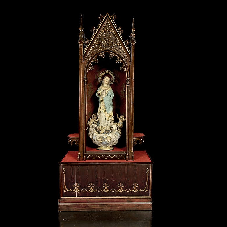 Capilla con imagen de la 