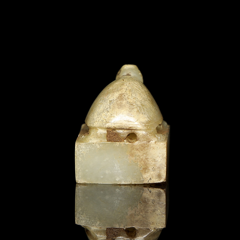 Sello de jade blanco 