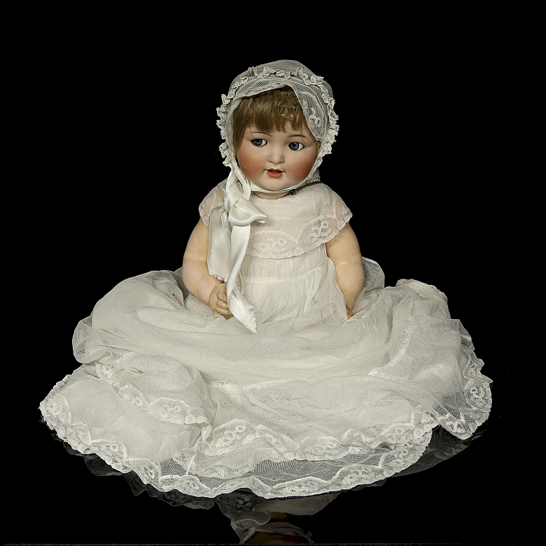 Muñeca de porcelana de carácter Kämmer & Reinhardt / Simon & Halbig, Alemania, c. 1914-1920