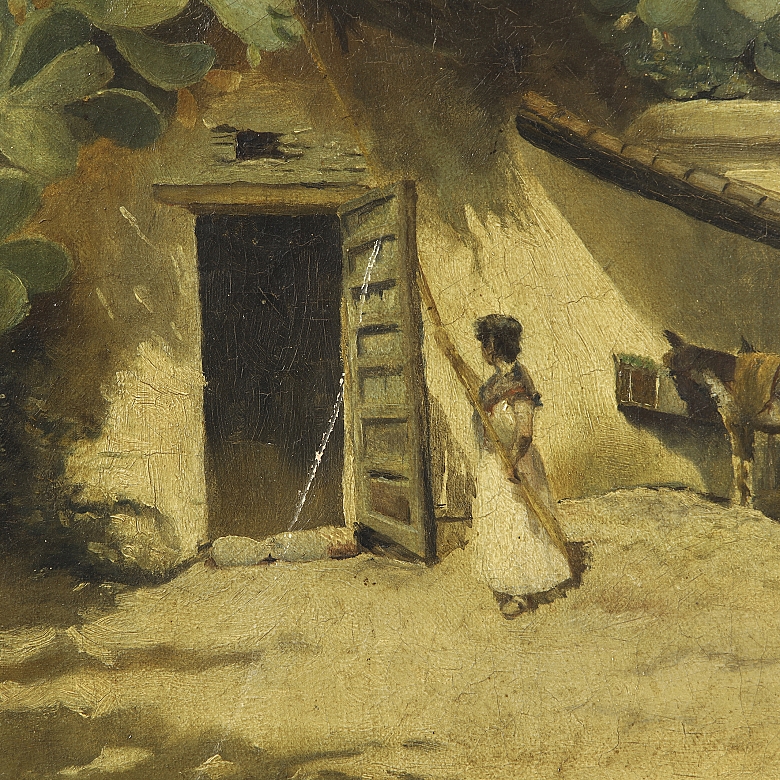 M and Turón (19th century) ‘View of a house’