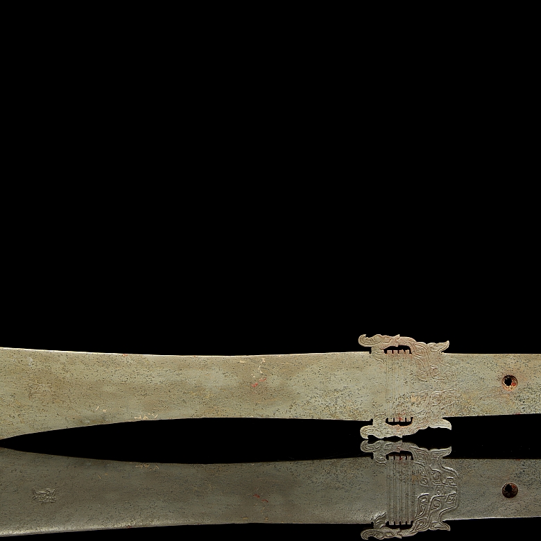 Hoja ceremonial de jade