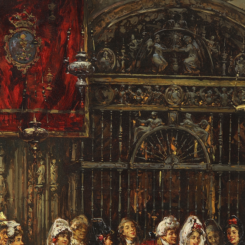 Antonio Medina Serrano (1944) ‘Baptism in Seville Cathedral’