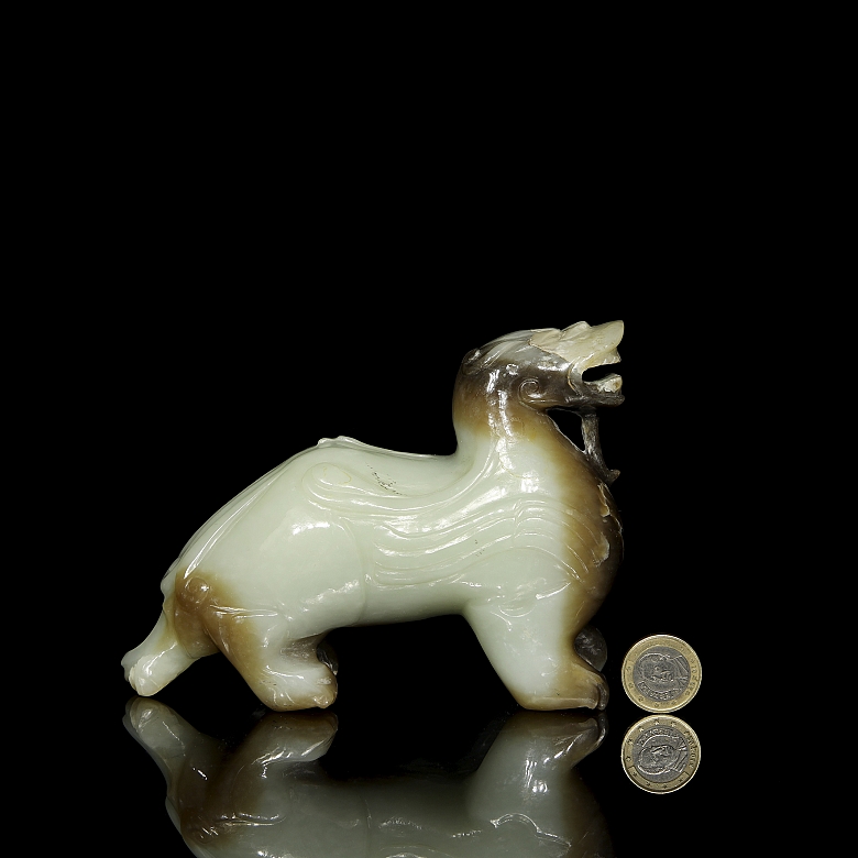 Figura de jade tallado 