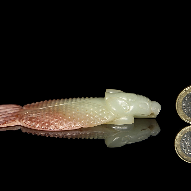 Carved jade figure ‘Bat’, Han dynasty - 6