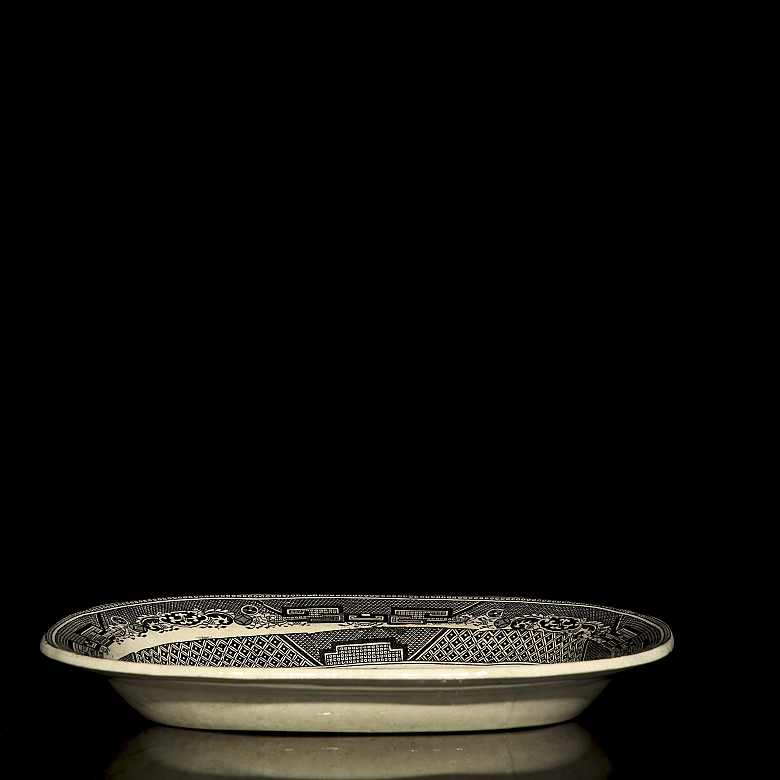 英国陶瓷托盘“改良石器”，19-20世纪