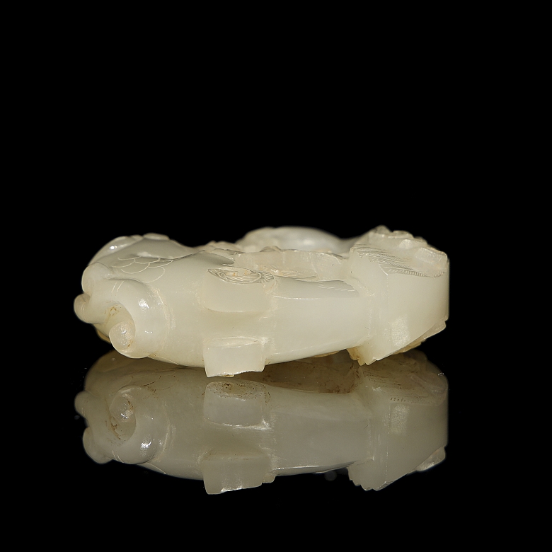 Colgante de jade blanco 