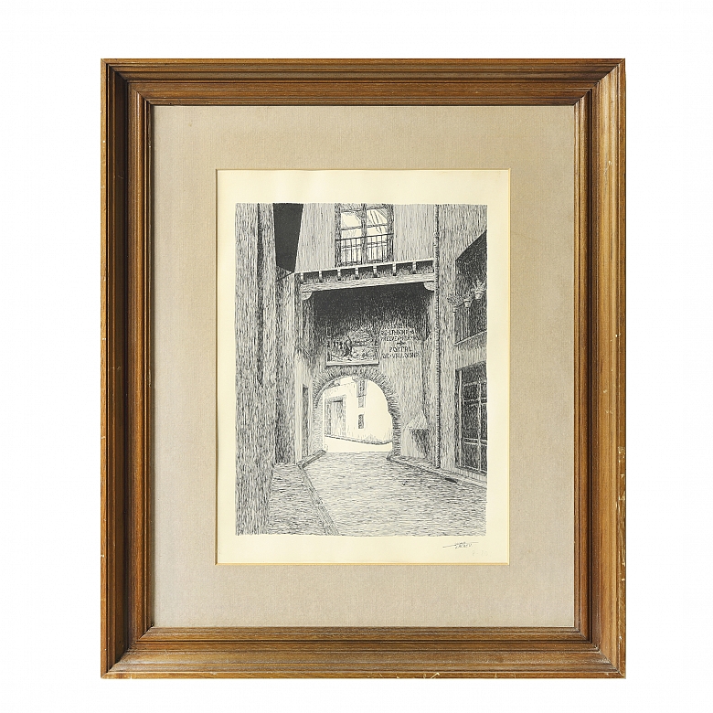 Josep Lacreu (20th century) ‘Portal de Valldigna’ - 4