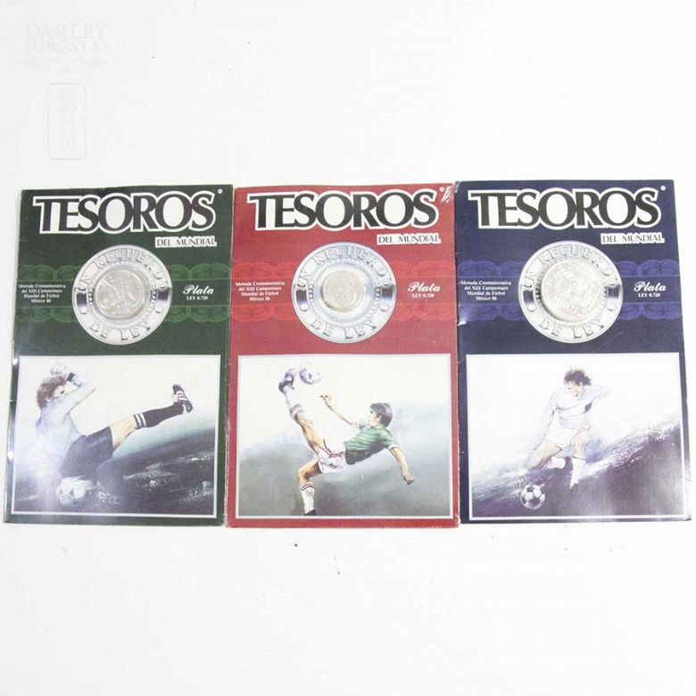 Monedas Mundial Mexico plata