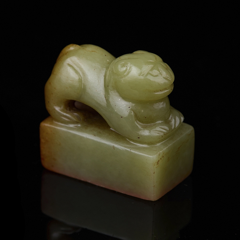 Sello de jade amarillo