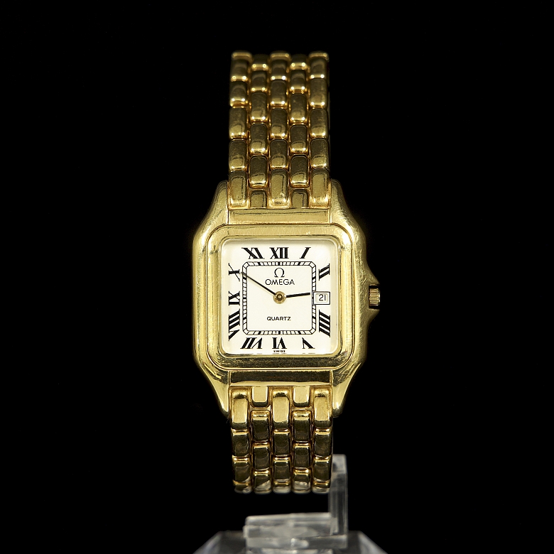 Watch ‘Omega Quartz’ in 18k yellow gold