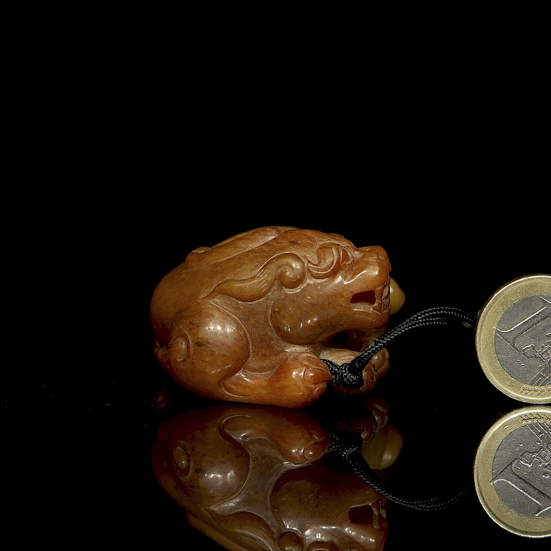 Figura de jade tallado