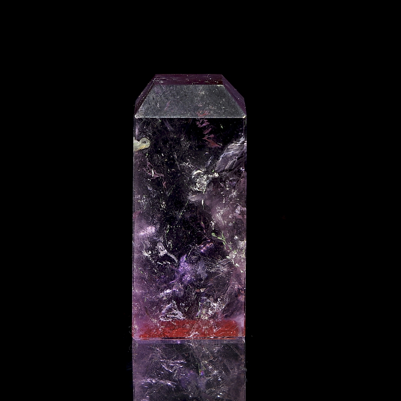 Sello de cuarzo morado, dinastía Qing